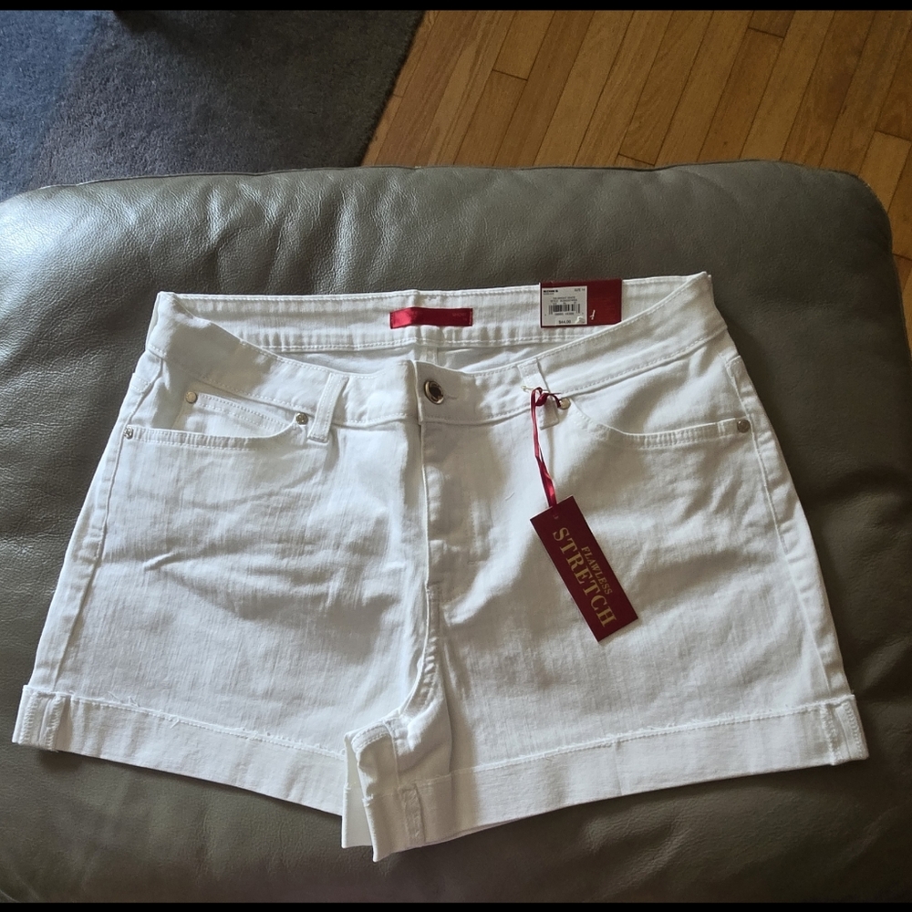 Jennifer Lopez White Jean Shorts Size 16